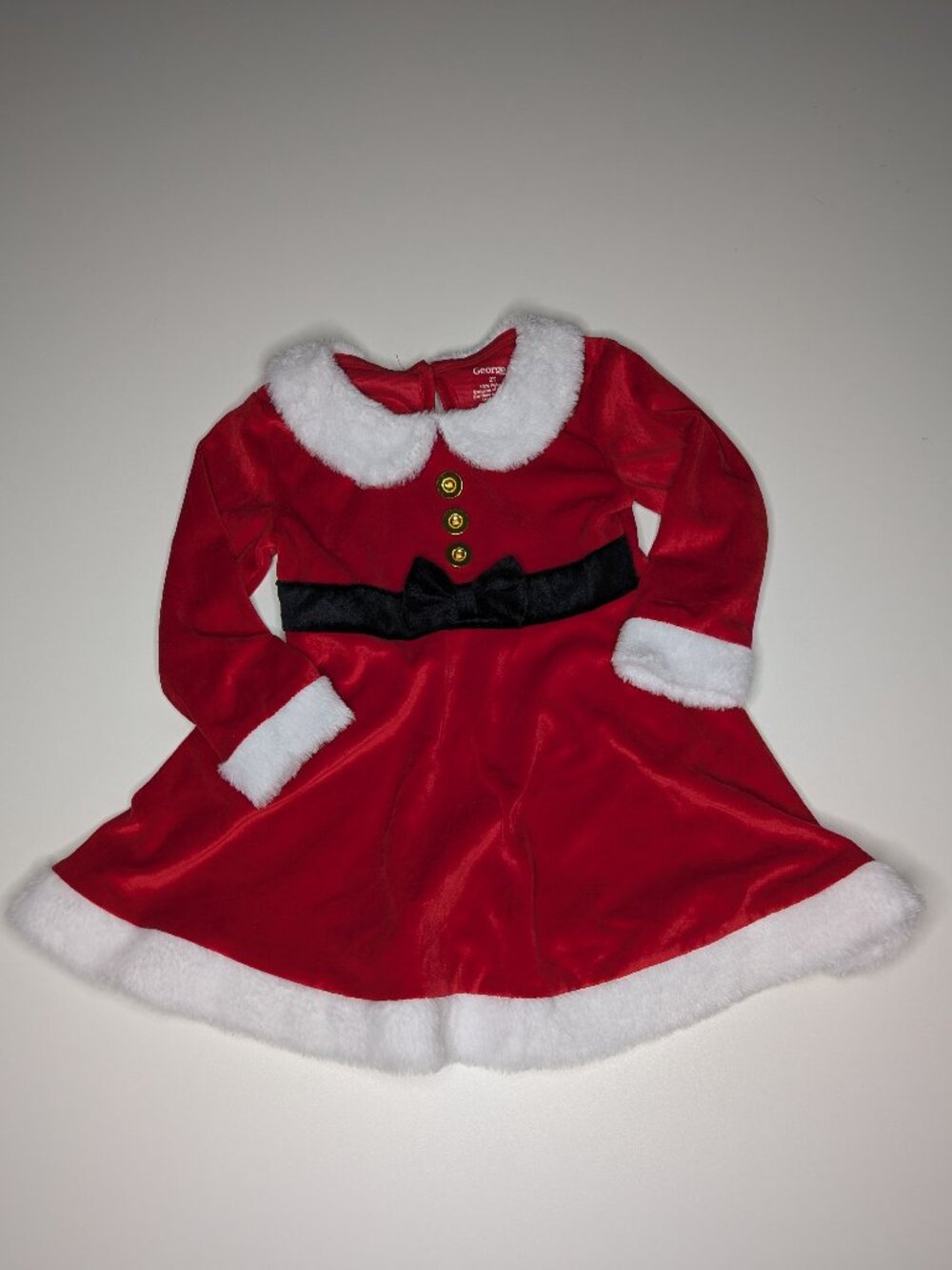 George Toddler Santa Dress
